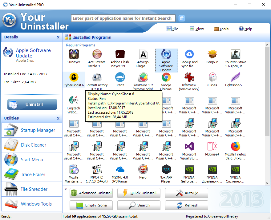 Программа для чистки компьютера your uninstaller